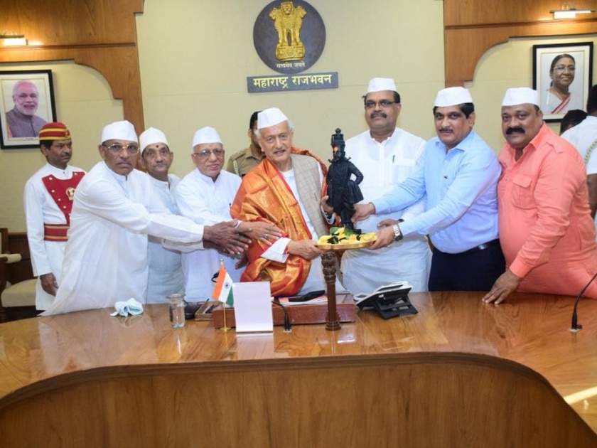Many organizations including Warkari Sampradaya honored the former governor bhagat singh koshyari | वारकरी संप्रदायासहित अनेक संघटनांनी केला माजी राज्यपालांचा गौरव 