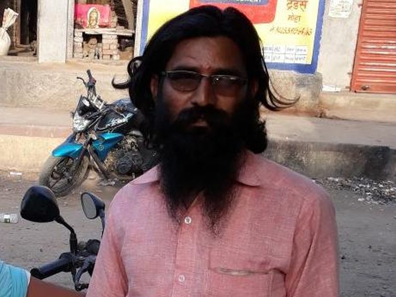 chhagan bhujbals fan who did not shave and cut his hairs for two years | भुजबळांचा जबरा फॅन; दोन वर्ष ‘त्यानं’ दाढी अन् केस कापलेच नाहीत
