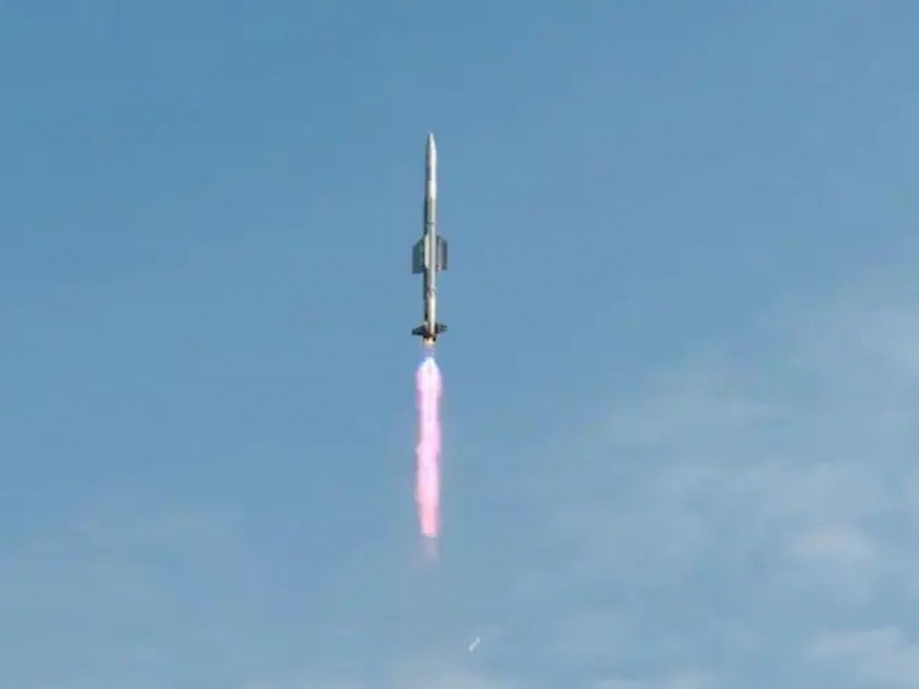 DRDO Missile Test: Able to hit in the air from the ground; Successful test of naval missile | DRDO Missile Test: जमिनीवरून हवेत मारा करू शकणार; नौदलाच्या मिसाईलची चाचणी यशस्वी