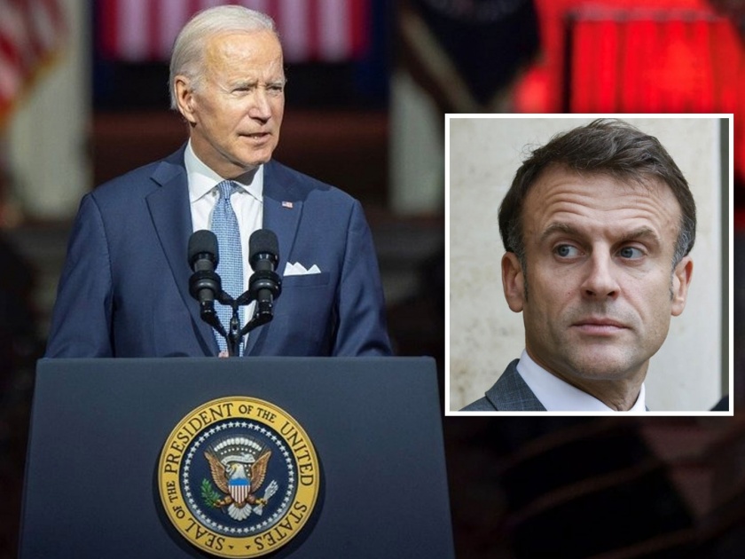 Joe Biden confuses Emmanuel Macron with dead French president Francois Mitterrand | १९९६मध्ये मेलेल्या व्यक्तीला बायडन २०२०ला भेटले? भर भाषणात झाली भलतीच चूक, Video Viral