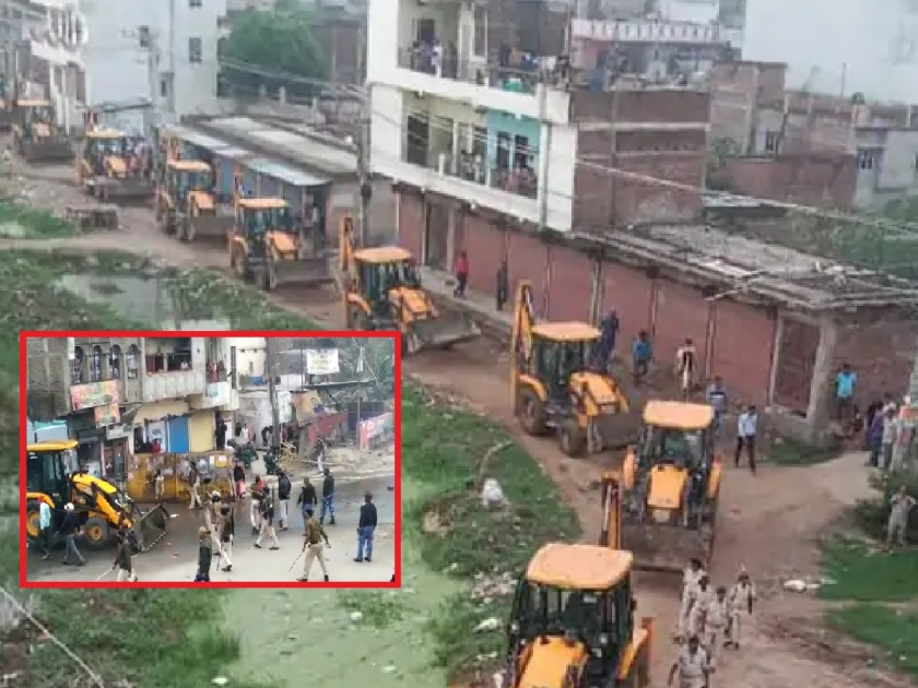 Big mess in Patna! Attack on police who went to clear the encroachment, several policemen including SP injured | पाटण्यात मोठा गोंधळ! अतिक्रमण हटवण्यासाठी गेलेल्या पोलिसांवर हल्ला, एसपीसह अनेक पोलिस जखमी