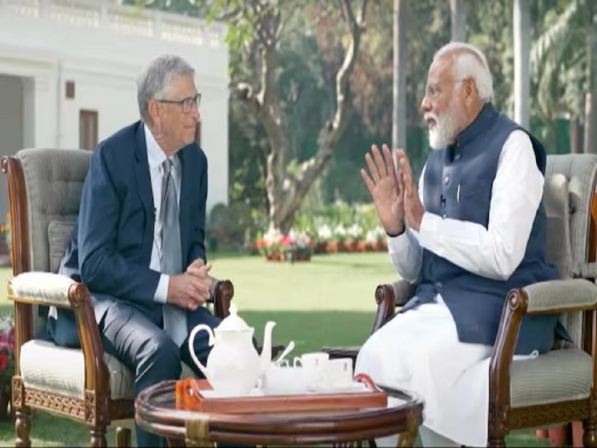 PM Modi interacts with Bill Gates to use modern technology in agriculture, education, health sector | कृषी, शिक्षण, आरोग्य क्षेत्रात आधुनिक तंत्रज्ञान वापरणार - नरेंद्र मोदी