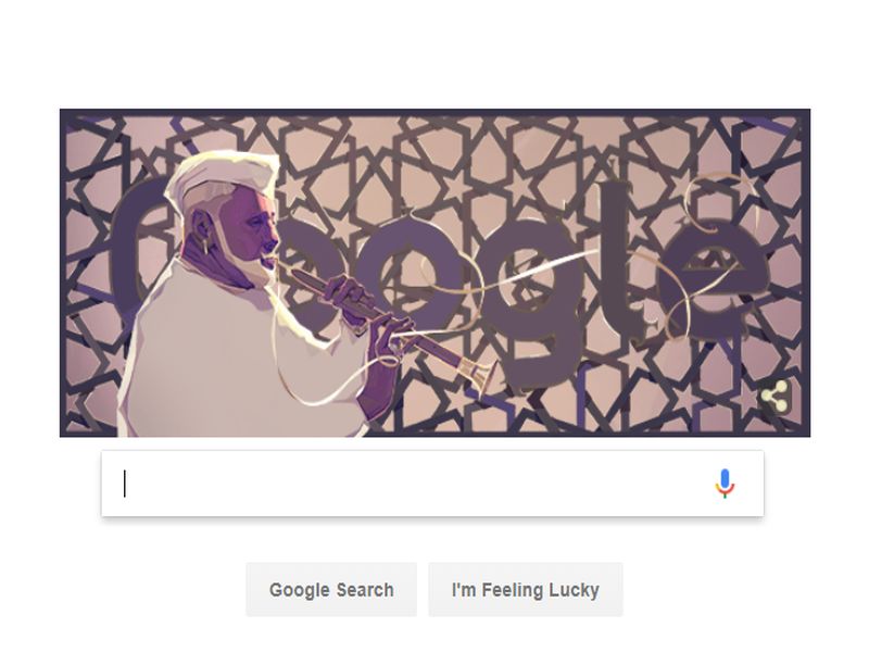 Ustad Bismillah Khan Google's tribute | उस्ताद बिस्मिल्लाह खान यांना गुगलची आगळीवेगळी श्रद्धांजली