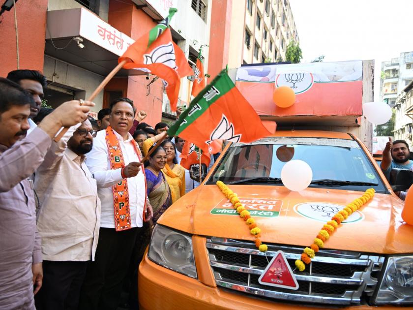 bjp six digital campaign chariots in mumbai will give information about the development works of the center | भाजपचे मुंबईत सहा डिजिटल प्रचार रथ; केंद्राच्या विकासकामांची माहिती देणार