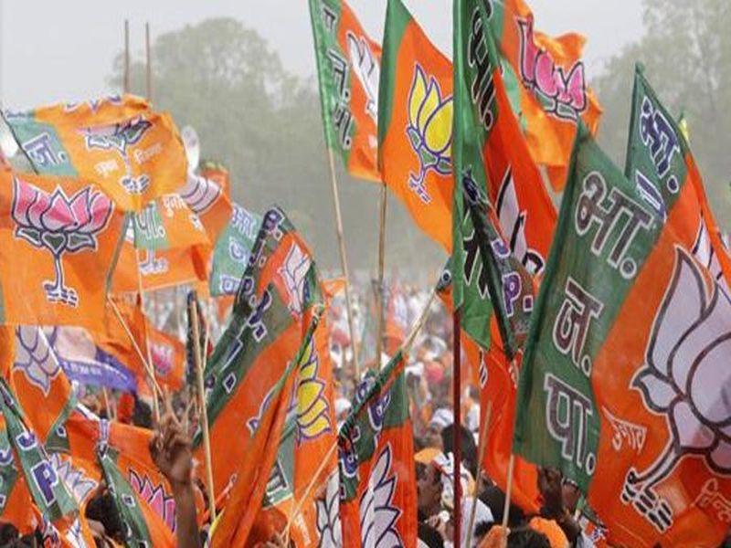 Celebration of BJP activists in Kolhapur, Gujarat, Himachal Pradesh | भाजप कार्यकर्त्यांचा कोल्हापूरात जल्लोष, गुजरात, हिमाचल प्रदेशमधील दणदणीत विजयाने आनंदोत्सव