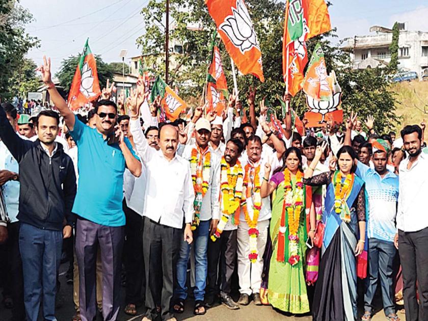 BJP's win gets four seats on Jawar Panchayat Samiti | जव्हार पंचायत समितीवर चार जागा मिळवत भाजपची सरशी