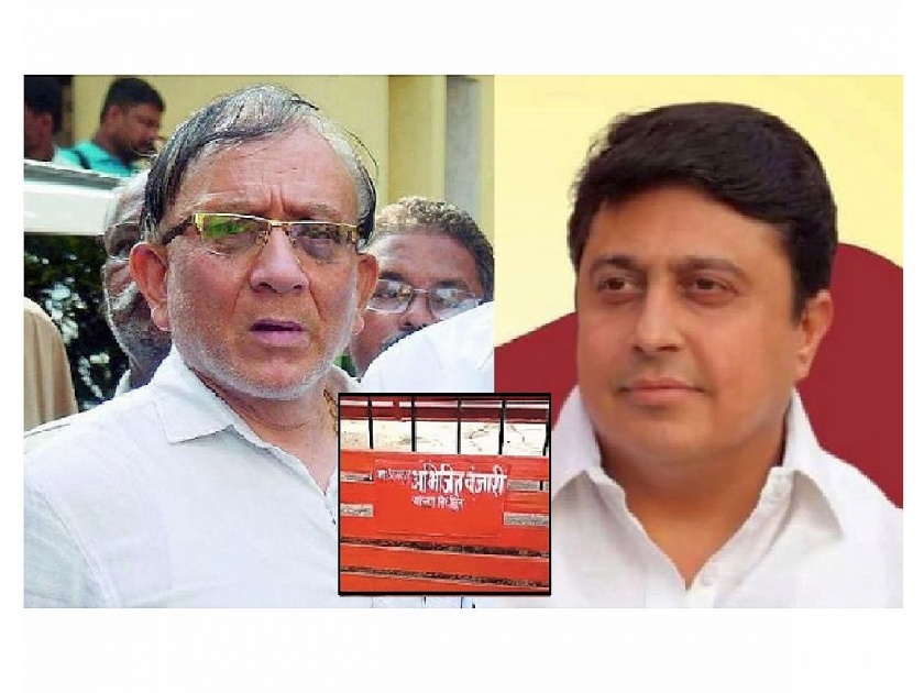 Political war between krushna khopde and abhijit wanjari in East Nagpur amid NMC election | नागपुरात चढला राजकीय रंग; खोपडेंच्या बेंचवर पेंट मारून टाकले वंजारींचे नाव, पोलिसात तक्रार