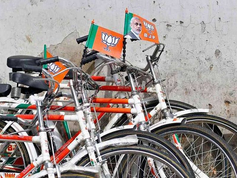 BJP will conduct cycling in villages and villages in Maharashtra and Jharkhand | भाजप महाराष्ट्र आणि झारखंडमध्ये सायकलने करणार गावागावात प्रचार