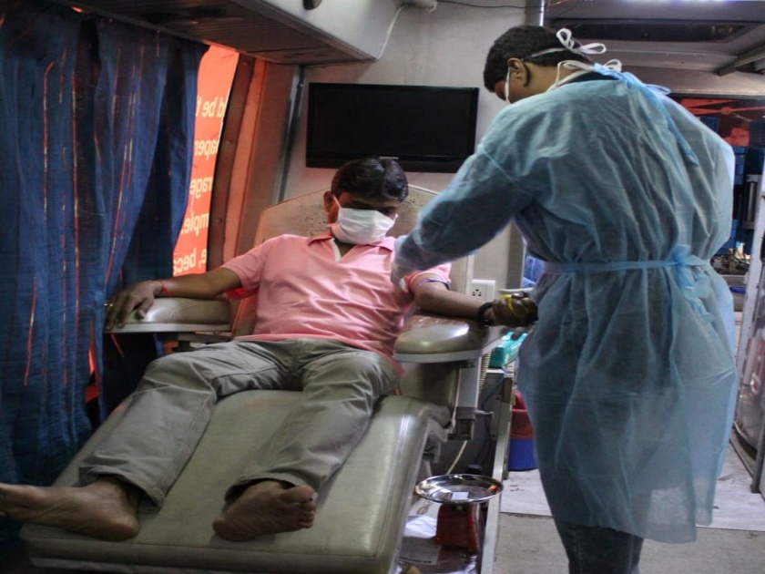 Honor of Raj Rajeshwari Pratishthan on appeal of Government; Citizens' spontaneous response to blood donation | सरकारच्या आवाहनाला राज राजेश्वरी प्रतिष्ठानचा मान; रक्तदानाला नागरिकांचा उत्स्फूर्त प्रतिसाद