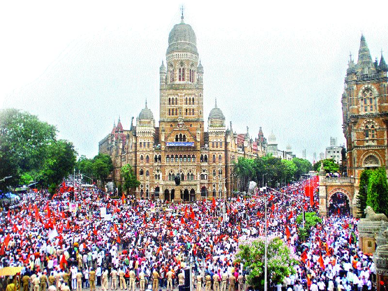 Maratha Revolution 'Traffic' | मराठा क्रांतीची शिस्तबद्ध ‘वाहतूक’