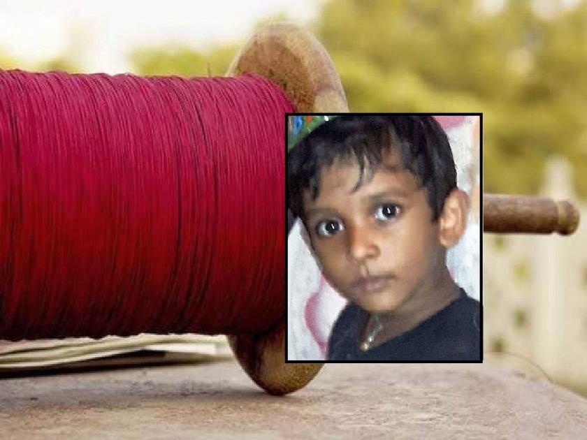 11-year-old boy dies after Nylon Manja used for kite flying slits his throat in Nagpur makar sankranti | वेद बाबांसोबत दुचाकीवर निघाला, 'नायलॉन मांजा'ने जीवच घेतला!