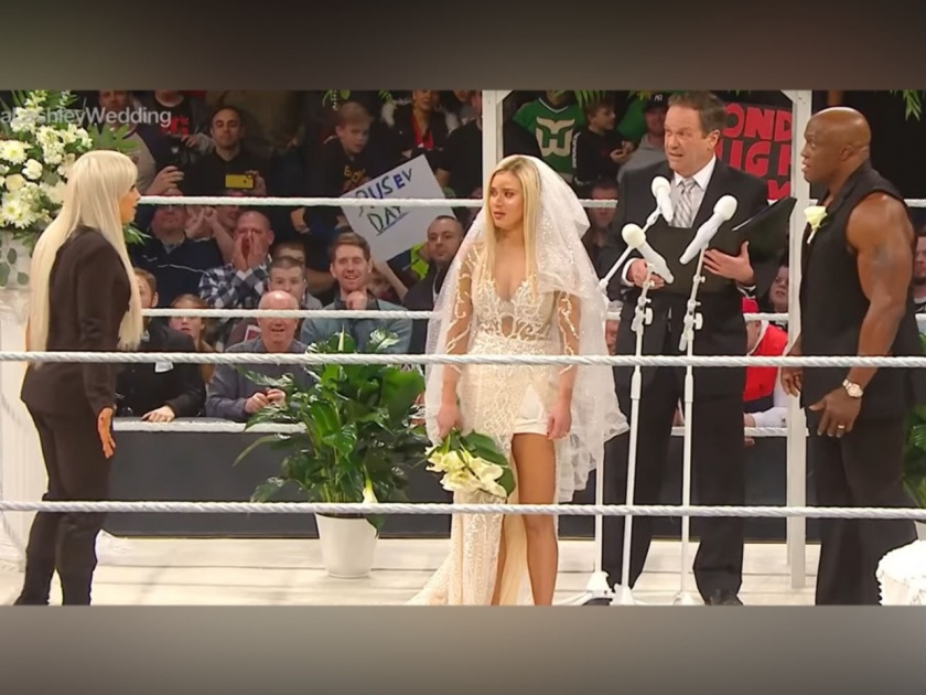 WWE : Liv Morgan returns to drop a bombshell during Lana and Bobby Lasley wedding | Video: कहानी में ट्विस्टः बॉबी लॅश्ली - लानाच्या लग्नात 'तिची' एन्ट्री अन् घडलं भयानक