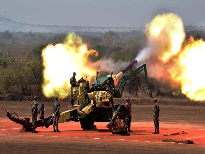 Artillery School: guns' All-round Prahaar at Deolali firing ground | आर्टिलरी स्कूल : देवळाली गोळीबार मैदानावर तोफांचा ‘सर्वत्र प्रहार’