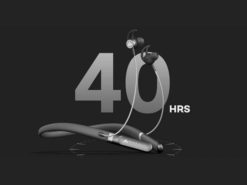 Boult probass zcharge wireless neckband earphones launched in just 1299 rupees sith 40 hour battery   | फक्त 1300 मध्ये 40 तास बॅटरी लाईफ देणारा Bluetooth Neckaband सादर; जाणून घ्या वैशिष्ट्ये  
