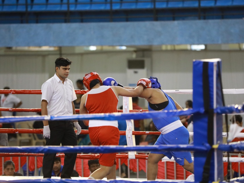 Ankushita Boro in the quarterfinals in the National Boxing Championship | राष्ट्रीय बॉक्सिंग स्पर्धेत भाग्यबाती कचारी, अंकुशिता बोरो उपांत्यपूर्व फेरीत