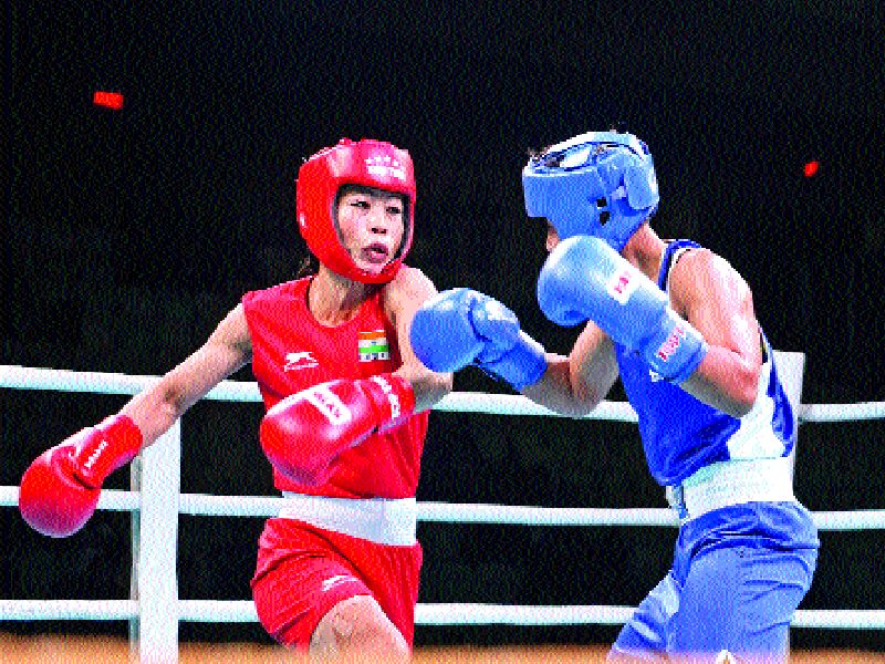  India Open Boxing: Shiv Thapa, Mary Kom in the semi-finals | इंडिया ओपन मुष्टियुद्ध : शिव थापा, मेरी कोम उपांत्य फेरीत