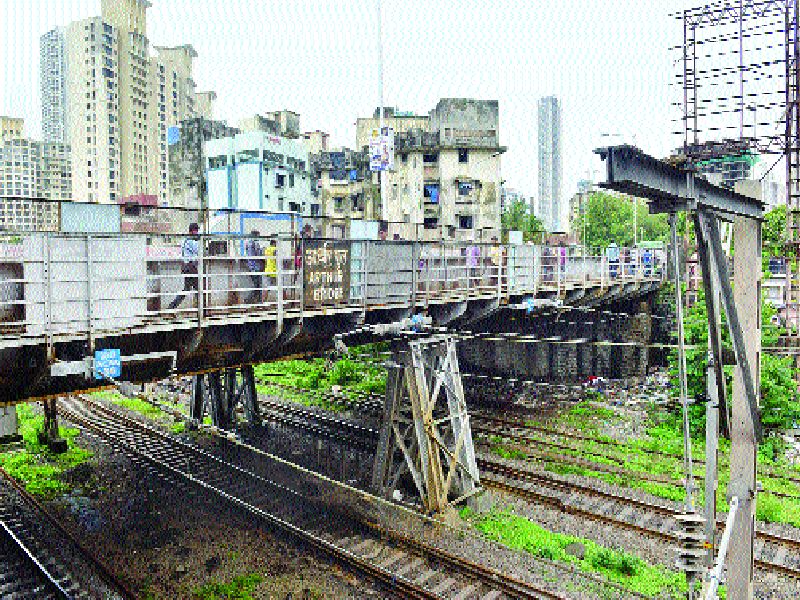 Shocking: 43 bridge on Mumbai suburban railway are dangerous, disclosed in the information authority | धक्कादायक : मुंबई उपनगरीय रेल्वेवरील ४३ पूल धोकादायक