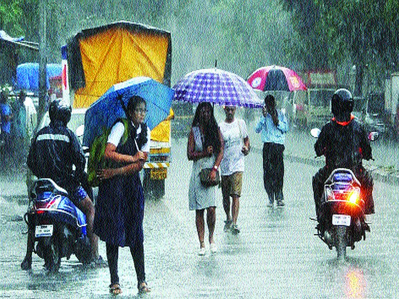Monsoon starts in Mumbai; The highest rainfall in the dark | मुंबईत पावसाळा सुरूच; अंधेरीमध्ये सर्वाधिक पाऊस
