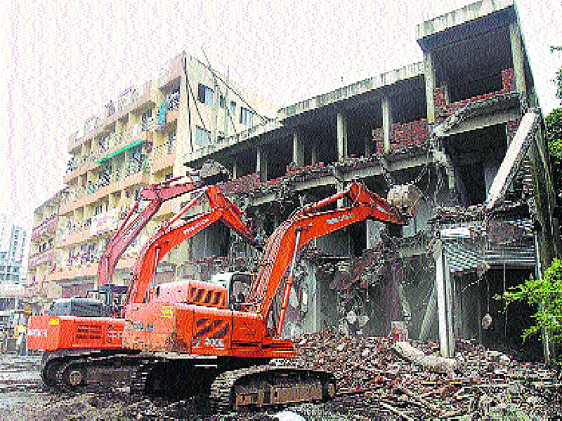 Illegal constructions in navi mumbai | बेकायदा बांधकामांचा धडाका सुरूच