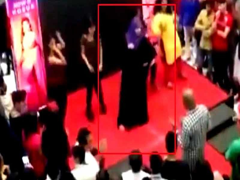 By wearing a veil in the mall, 'She' did dance and dance to Muslim organizations | मॉलमध्ये बुरखा परिधान करुन 'तिने' केला डान्स, मुस्लिम संघटना भडकल्या 