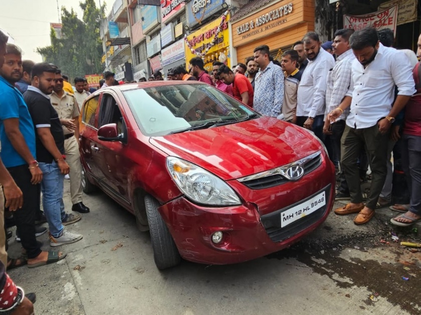 Speeding four-wheeler hits seven eight vehicles, three injured; Incidents in Katraj area | भरधाव चारचाकीची सात-आठ वाहनांना धडक, तीन जखमी; कात्रज परिसरातील घटना