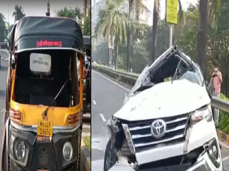 A car accident while trying to save a rickshaw driver died | रिक्षाला वाचवण्याच्या प्रयत्नात कारचा भीषण अपघात; चालकाचा मृत्यू