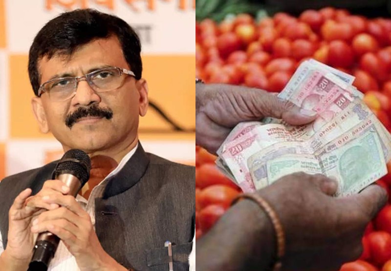 Tomato is more expensive than petrol, Shiv Sena releases sharp arrow due to rising inflation, sanjay raut | टोमॅटो पेट्रोलपेक्षा महागलंय, वाढत्या महागाईवरुन शिवसेनेनं सोडले तिखट बाण
