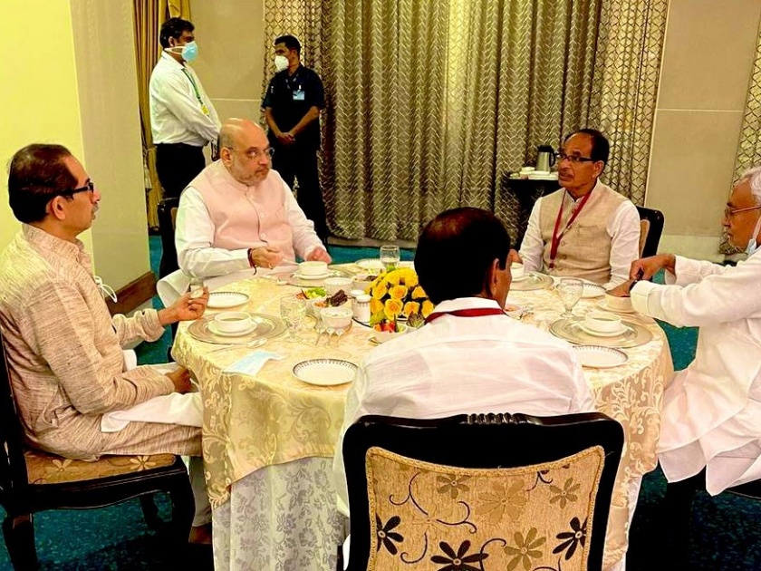 Sanjay Raut's statement and CM uddhav thackeray lunch with Amit Shah in Delhi | संजय राऊतांचं 'ते' विधान अन् उद्धव ठाकरेंचा दिल्लीत अमित शहांसोबत 'लंच'