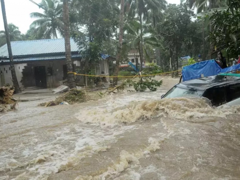 Rains lash Kerala, red alert in three districts | पावसाने केरळला झोडपले, तीन जिल्ह्यांत रेड अलर्ट