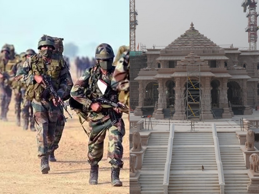 25,000 soldiers, snipers and tight security, AI help for security in Ayodhya ram mandir ceremony | २५,००० जवान, स्नायपर अन् कडक बंदोबस्त; अयोध्येत सुरक्षेसाठी AI चीही मदत