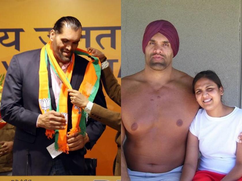 Punjab Election 2022: Highlights from 'The Great Khali', know the wife of khali wrestler who join bjp | Punjab Election 2022: भाजपवाल्या 'द ग्रेट खली'च्या खास गोष्टी, पत्नी अन् डाएटची इत्यंभूत माहिती