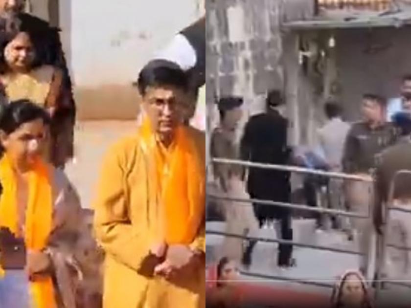Video: Chief Justice D.Y.chandrachood visits Dwarkadhish in gujarat; Close to the police | Video: द्वारकाधीशांच्या दर्शनाला आले सरन्यायाधीश; पोलिसांची लगबग