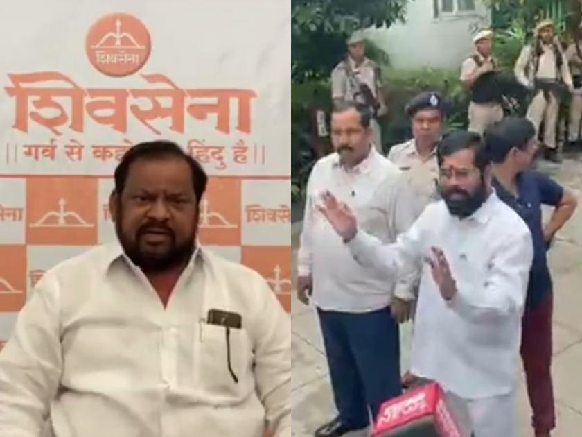 Maharashtra Political Crisis: "We have brought Eknath Shinde here", video of viral MLAs of Sangola Shahaji patil | Maharashtra Political Crisis: "आम्हीच एकनाथ शिंदेंना इकडं घेऊन आलोय", सांगोल्याच्या व्हायरल आमदारांचा नवा व्हिडिओ