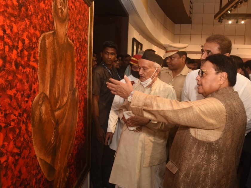 Reflections of a sensitive mind from 'Four Stories' in jahangir art gallery of mumbai | 'फोर स्टोरीज'मधून उमटले संवदेनशील मनाचे प्रतिबिंब; मुंबईत 5 सप्टेंबरपर्यंत चित्रप्रदर्शन