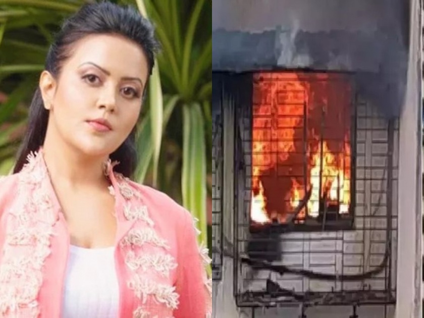 Amruta Fadanvis: 'Our Mumbai city is collapsing before our eyes, who is responsible for this?', Amruta fadanvis on fire mumbai | Amruta Fadanvis: 'आपलं मुंबई शहर डोळ्यासमोर उध्वस्त होतंय, याला जबाबदार कोण?'