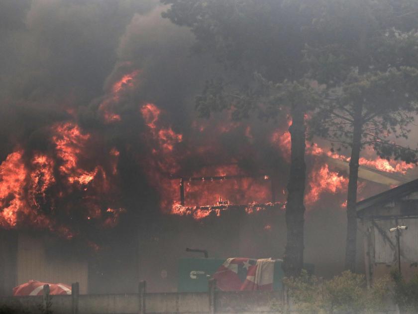51 killed in forest fire as sun rises; Hundreds of houses, cars burned! | ५१ जणांचा मृत्यू; शेकडो घरे, गाड्या जळून खाक; १९ हेलिकॉप्टर विझवताहेत आग