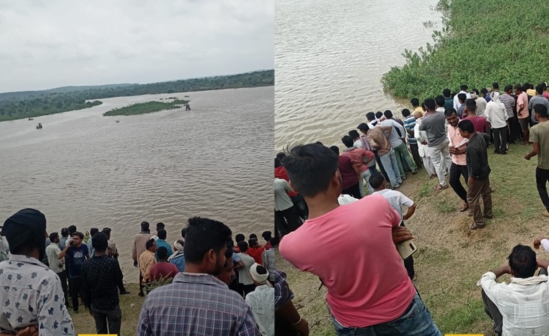Unfortunately, 11 people drowned in the river in nagpur narkhed | धक्कादायक... होडी पलटल्याने 11 जण नदीत बुडाले, तिघांचे मृतदेह हाती लागले