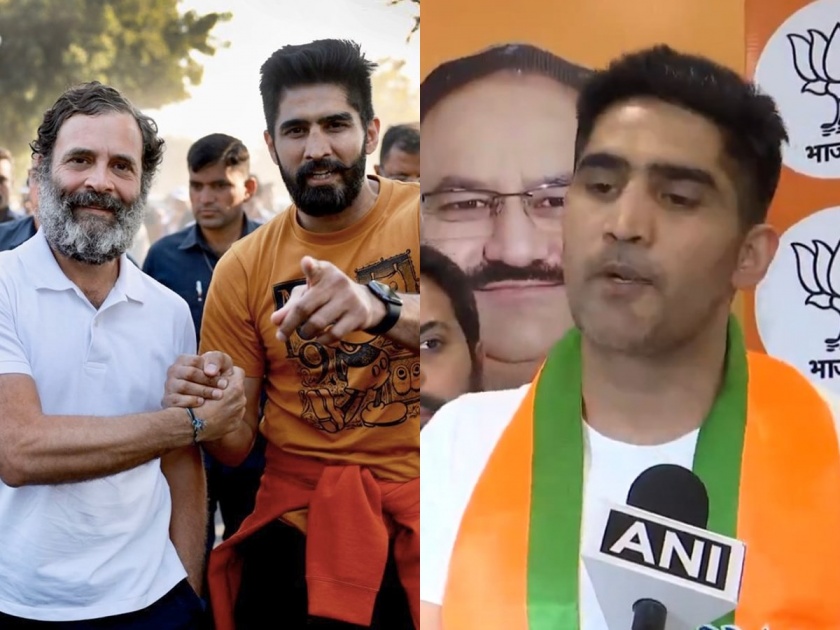 Shock the Congress; Boxer Vijender Singh, who criticized Narendra Modi, joins BJP | काँग्रेसला दे धक्का; मोदी सरकारवर टीका करणारा बॉक्सर विजेंदर सिंग भाजपात