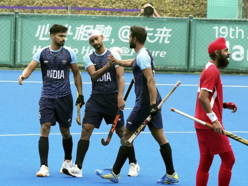 India beat Singapore in hockey | हॉकीत भारताकडून सिंगापूरचा धुव्वा
