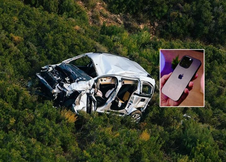 iphone-14 saves a man's life after his car falls into 400 feet deep ttec | सुदैव... कार ४०० फूट दरीत कोसळली; पण, iPhone 14 मुळे मिळाले 'जीवदान'