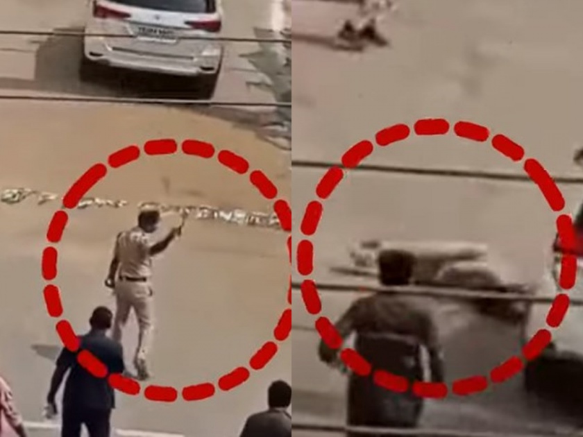 Telangana IPS officer hit by minister Shridhar babu's convoy car; admitted to hospital in hyderbad | Video: मंत्री महोदयांच्या ताफ्यातील कारने IPS अधिकाऱ्यास उडवले; रुग्णालयात दाखल