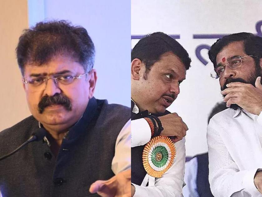 Jitendra Awad Target, Shinde-Fadnavis 'Political Couple'; Shiv Sena's also cashed by sanjay raut | आव्हाड लक्ष्य, शिंदे-फडणवीस 'पॉलिटीकल कपल'; शिवसेनेचं असंही रोखठोक