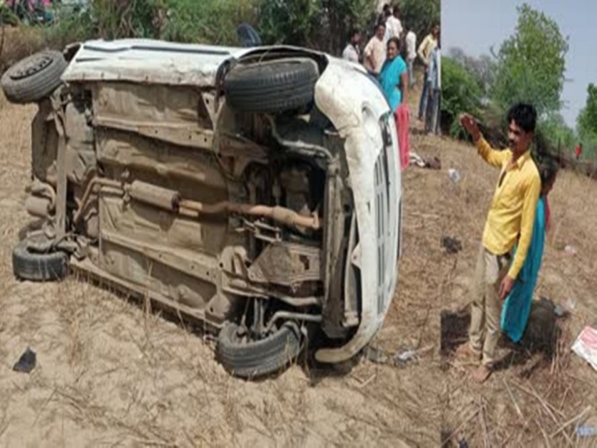 Digambar Jain Muni died in a car tire burst accident of kota rajasthan | कारचा टायर फुटल्याने भीषण अपघात, दिगंबर जैन मुनींचे निधन