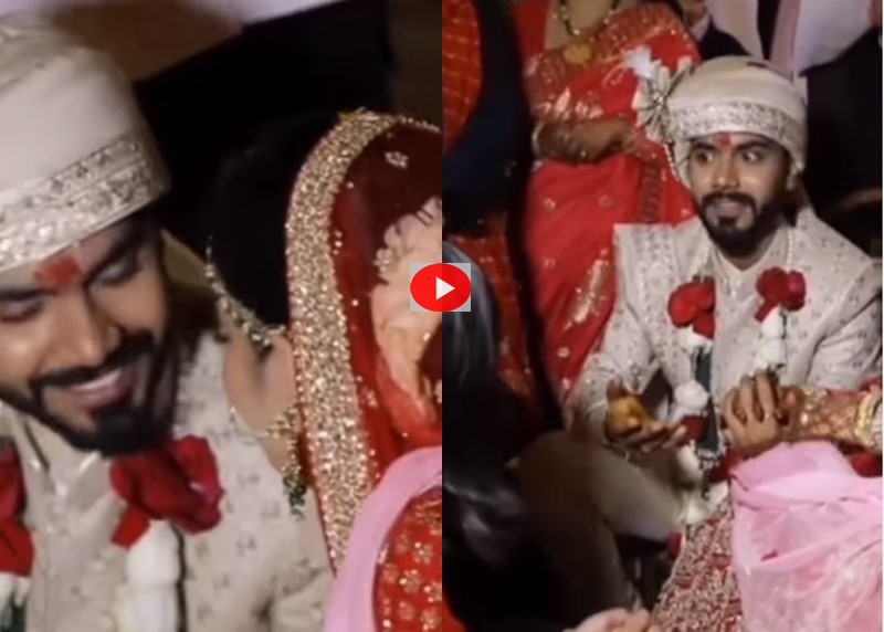 Video: Big demand for little sister-in-law, groom Navradeva also went crazy, video viral on social media | Video : लहानशा मेव्हणीची एवढी मोठी डिमांड, नवरदेवही चक्रावला