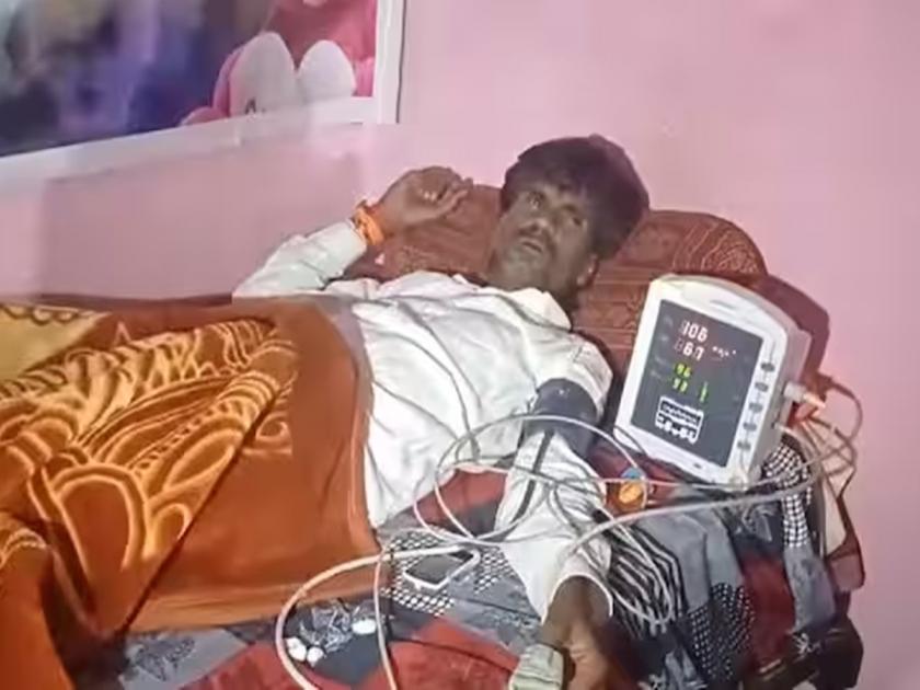 Manoj Jarang's chest began to ache; The doctor came in the middle of the night in antarwali sarati | मनोज जरांगेंच्या छातीत दुखू लागले; अंतरवालीत मध्यरात्रीच आले डॉक्टर