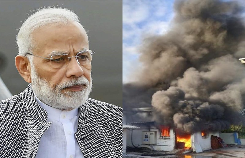 Modi expresses grief over heartache due to fire incident in Pune | पुण्यातील आगीच्या घटनेनं अंत:करणाला वेदना, PM मोदींकडून शोक व्यक्त