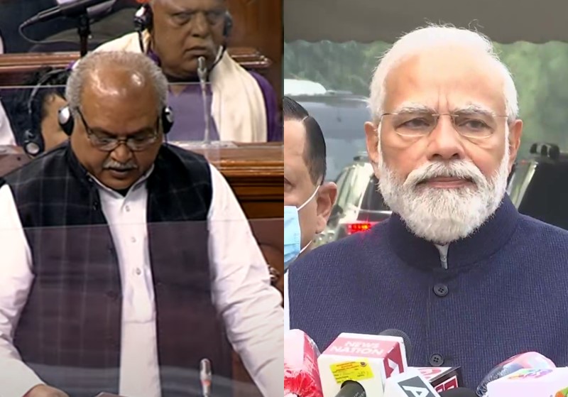 Winter Session : Opposition repeals when three agriculture laws in Parliament of india by narenrasingh tomer | Winter Session : अखेर संसदेतही तीन कृषी कायदे रद्द, विरोधकांचा गदारोळ