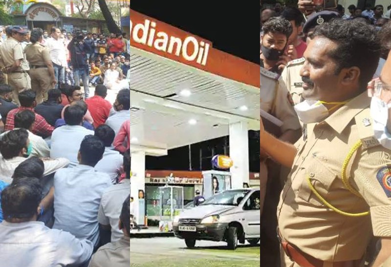 As the killing spree in Nashik city increased, the police removed the security at the petrol pump | नाशिक शहरात हत्यासत्र वाढताच पेट्रोल पंपावरील पोलीस बंदोबस्त हटवला
