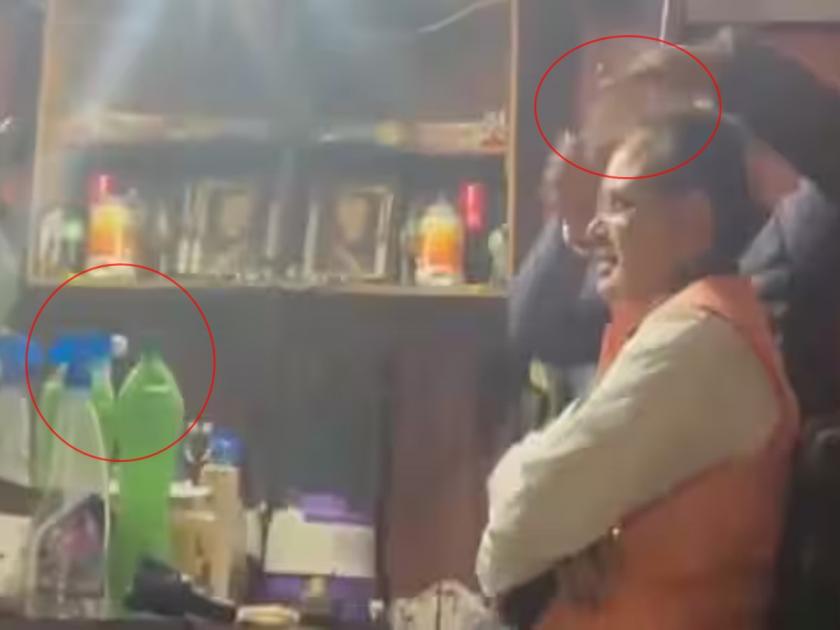Video : And suddenly the Chief Minister Bhajanlal sharma came to the saloon; Sheet shed, single chair in bikaner | Video: अन् अचानक मुख्यमंत्रीच सलूनमध्ये आले, केस कापले; पत्र्याचं शेड, एकच खुर्ची