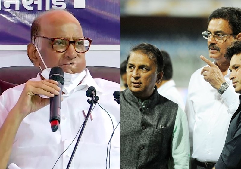 Sharad Pawar : Sunil Gavaskar and dilip vengaskar to set form name in vankhede stadium mumbai, ceremony in the presence of Sharad Pawar | Sharad Pawar : गावस्कर अन् वेंगसकरांचे नाव देणार, पवारांच्या उपस्थितीत सोहळा रंगणार